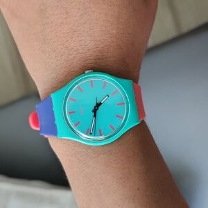 Preloved multicolor Swatch⌚️